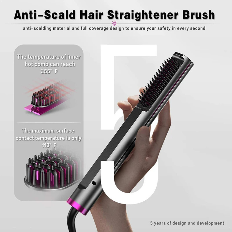 Mini Hair Straightener Tourmaline Hair Straighten 2 IN 1 Flat Irons Hair Straightener 241224