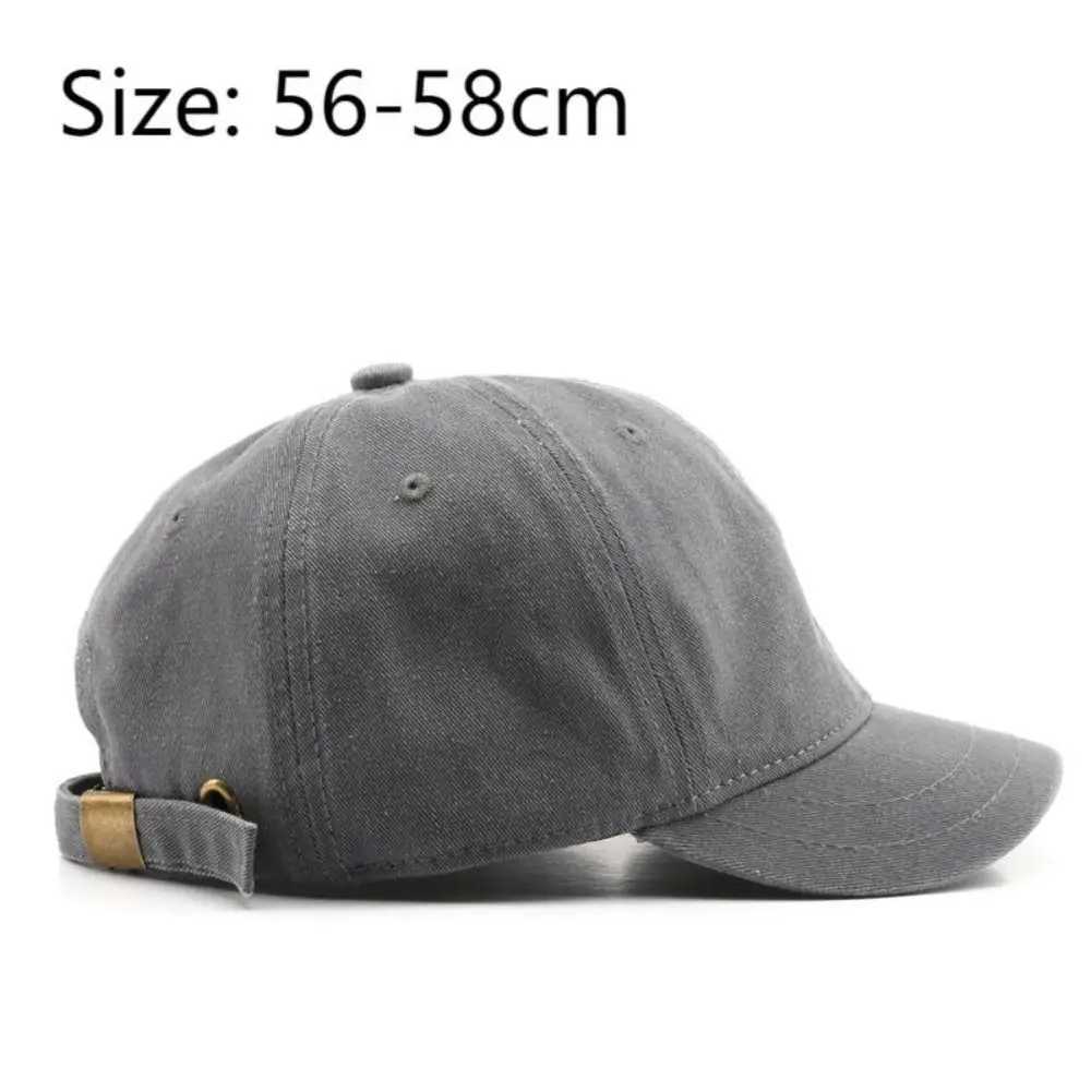 New short brick baseball cap made of pure cotton colored adjustable snap cap summer W241225