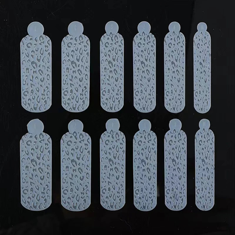 60pcs Reusable Dual Form French Forms Silicone Pad Guides Dual Forms False Tips Poly Nail Gel System Extension Nails Mold 241225