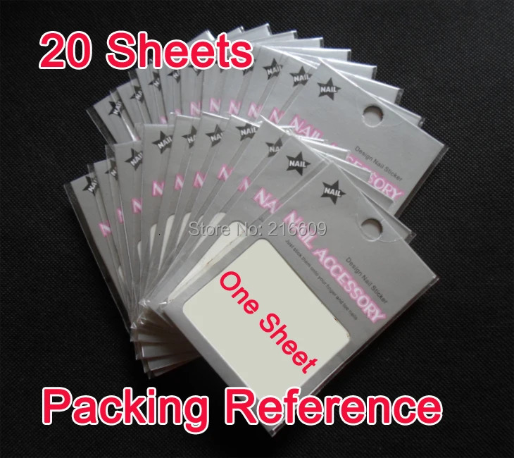 Nail Product 22Sheets/Lot 11 Styles Diamond-shape Fluorescence Nail Art Water Sticker Nail Transfer Decals Decoration YG001-011 241225