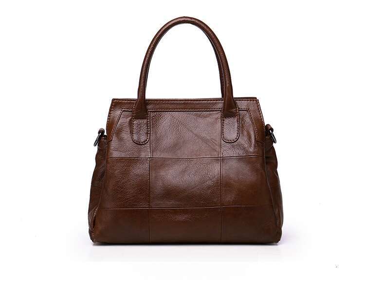 Women's Bags Handbag Guangzhou Women's New Top Layer Cowhide Handbag, Single Shoulder Diagonal Cross Bag