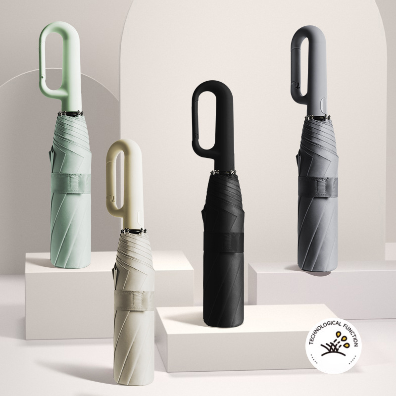 Large Size Creative Design Double Person Lock Button Umbrella - Sturdy Automatic Sun and Rain Umbrella