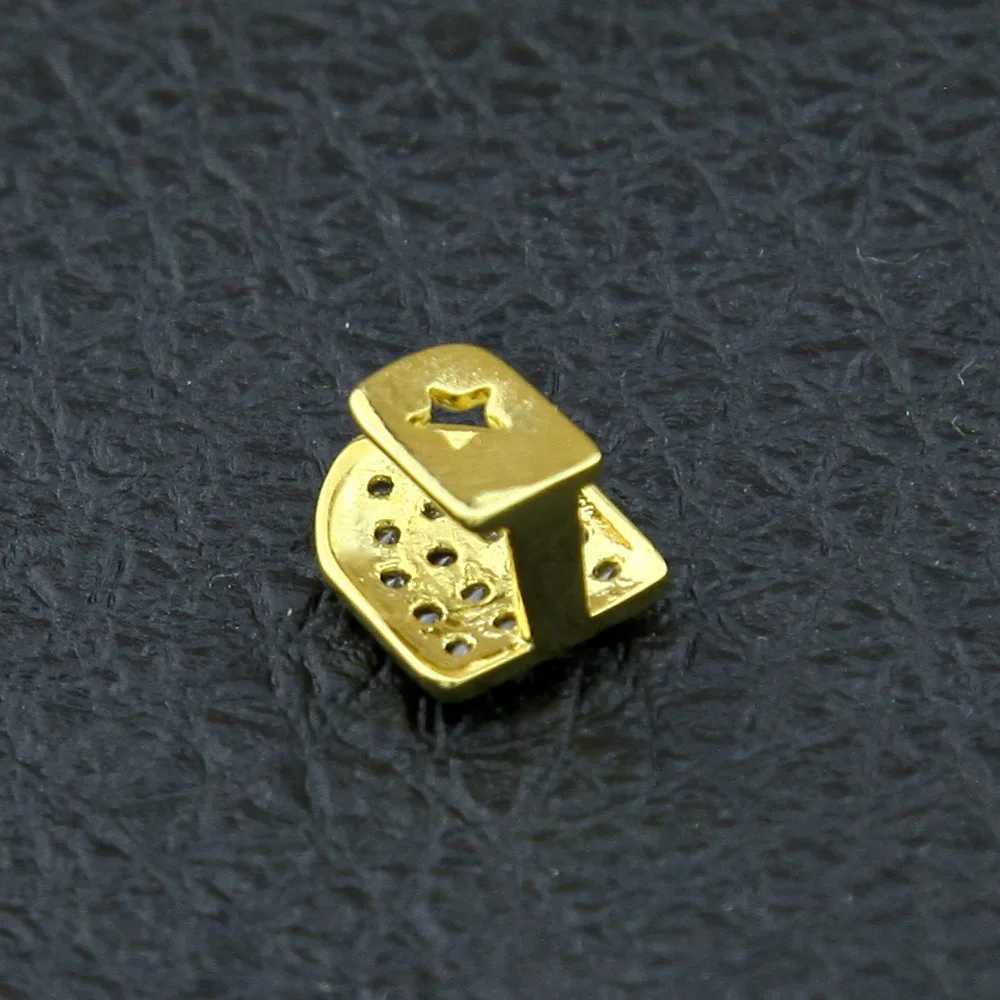 Bling Teeth Grillz Top Bootom Dental Mouth Punk Teeth Cs Cosplay Party Tooth Rper Hip Hop Jewelry TG002XJ241225