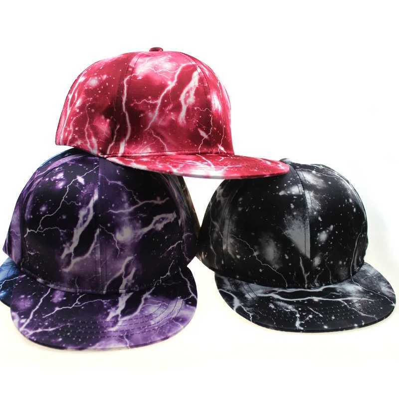 2022 Outdoor Mens and Womens Casual Baseball Hats Lightning Pattern Peaked Cap Street Hip Hop Hat Truck Driver Hat Sun Hat W241225