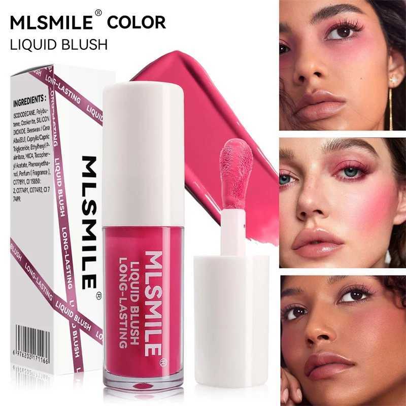 Liquid Highlighter Ber Matte Peach Red Cheek Tint Makeup Rich Pigment Moisturizing Cheekbone Contouring Dye Creamy BXJ241225