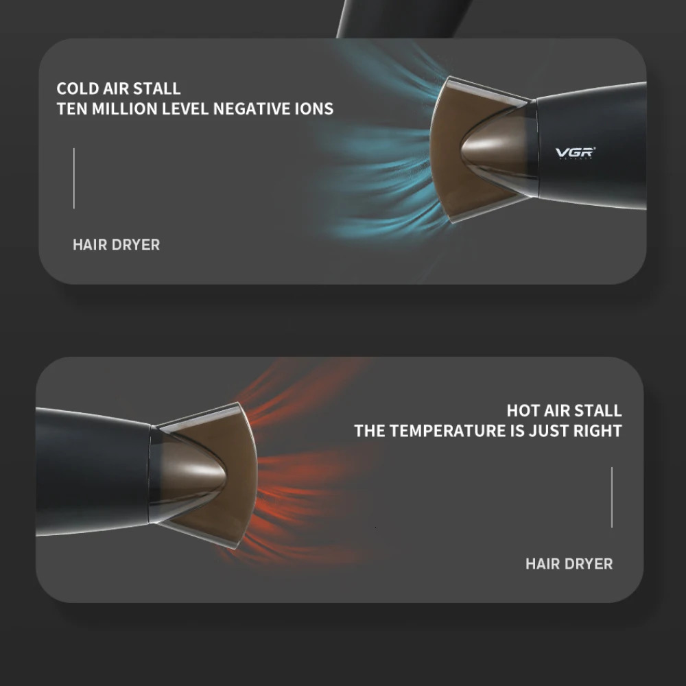 Hair Dryer Professional Fast Drying High-speed High-power Salon Style Tool Blow Dryer 241225