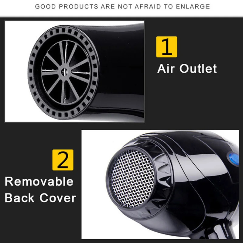 110V or 220V With US EU Plug 1800W And Cold Wind Hair Dryer Blow dryer Hairdryer Styling Tools For Salons and household use 241225