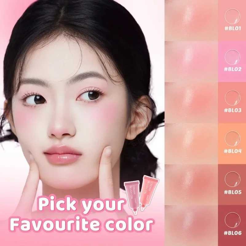 B Liquid Ber Cheek Makeup B Matte Peach Pink Ber Cosmetics Moisturizing Liquid Cream Stick Facial Shadow BeautyXJ241225
