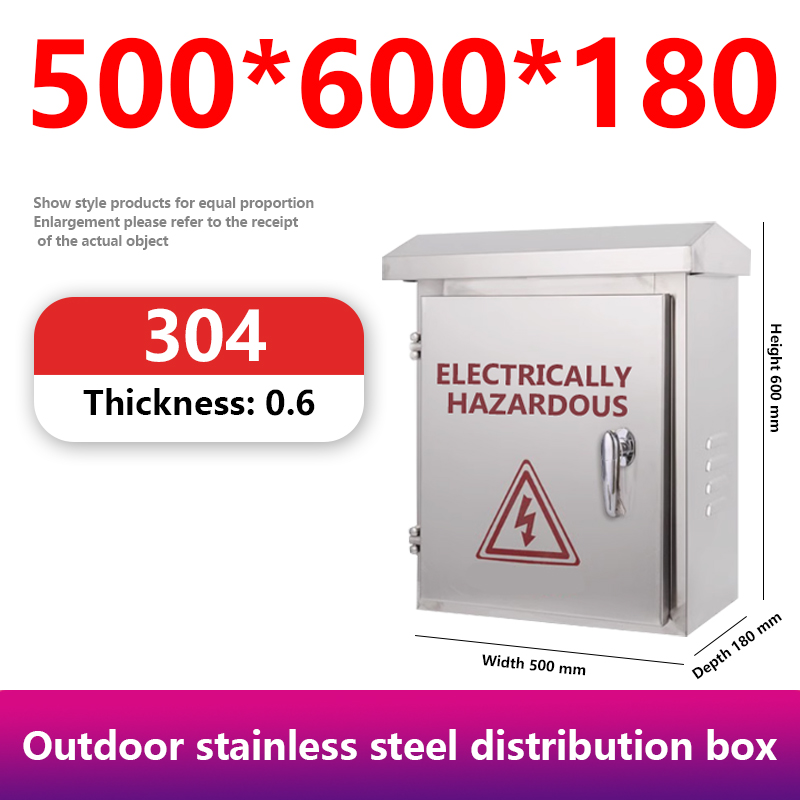 304 /201Stainless Steel Electrical Box 25'' x 30'' x 16'' Outdoor Electrical Enclosure Box with Mounting Plate Weatherpr