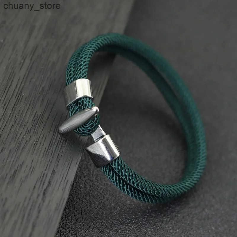 Chain 51Luckind Simple Design Milan Rope Handmade Men Women Outdoor Survival Braclet For Camping Armband Thread Jewelry L240910