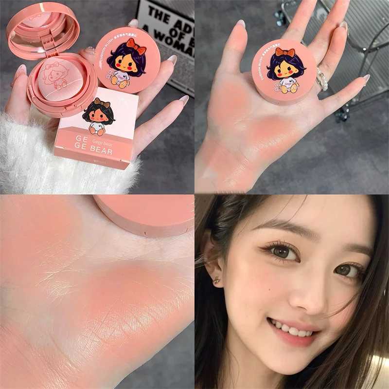 Korea Air Cushion B Mousse B Palette Rose Cherry Cheek Tint Ber with Puff Makeup Matte Orange Rouge Contour ShadowXJ241225