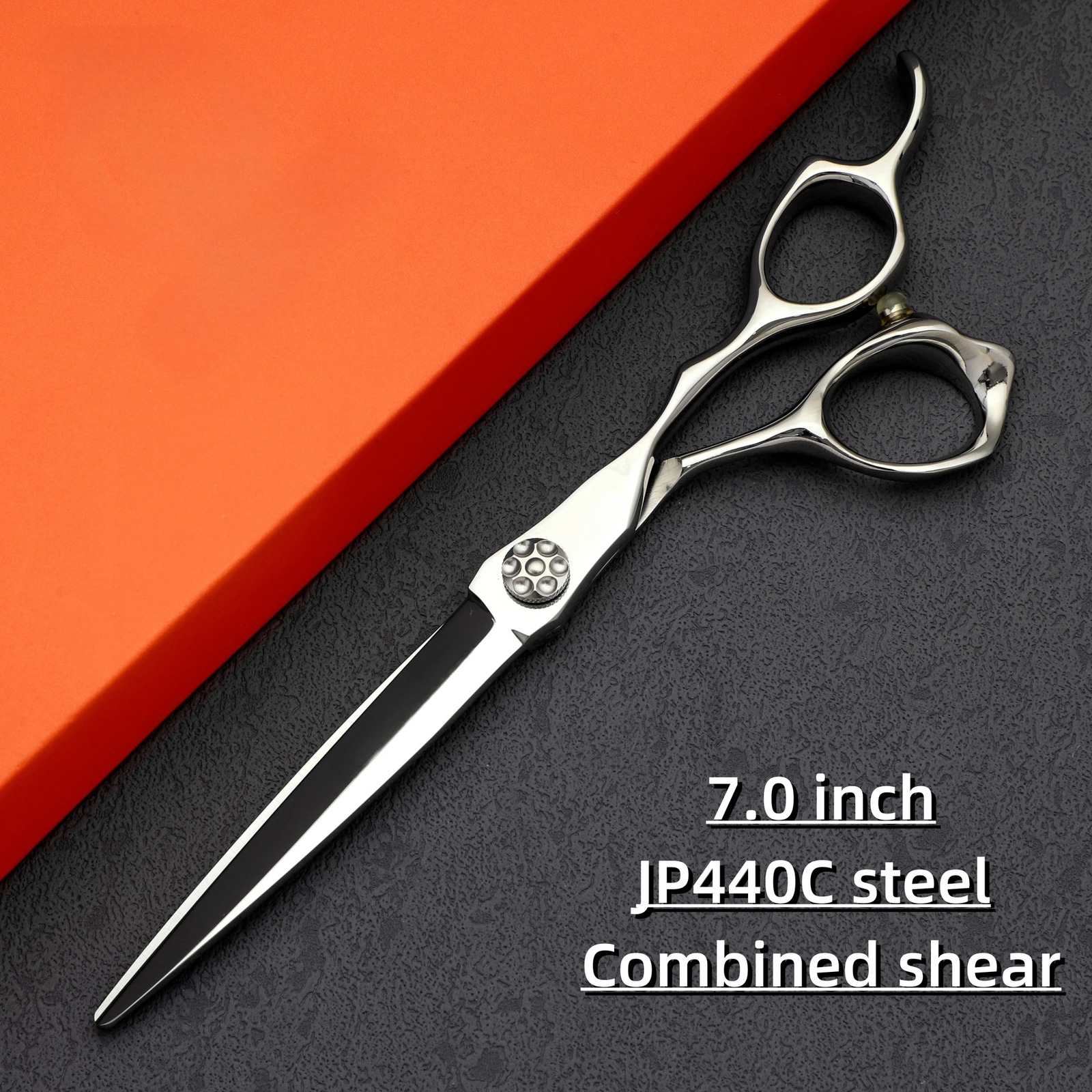 5.5-6.0-6.5-7.0 inches Professional barber scissorsJapan 440c steel hairdressing scissorsSharp and durableHigh-end hair tools 241225