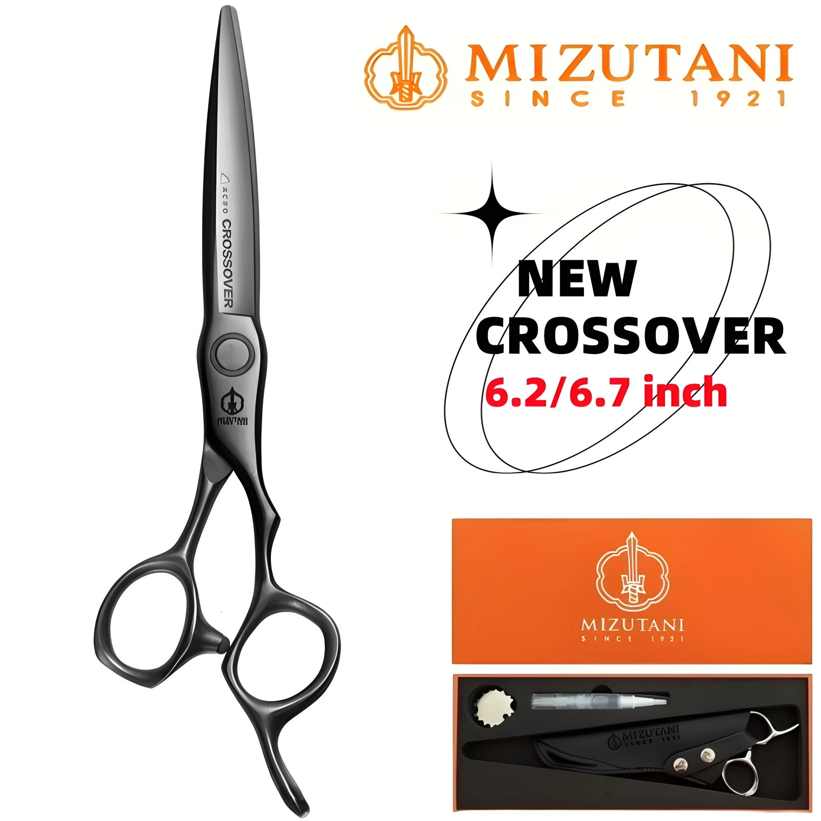 barber scissors 6.2/6.7 inch VG10 material black scissors Professional hair scissors Premium barber scissor tools 241225