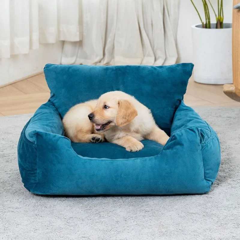 Others Dog Carrier Dog Car Seat Bed Pet Booster Travel Carrier Mattress For Dogs Pet Car Seat Covers Cushion Washable With Safety Buckle H250213