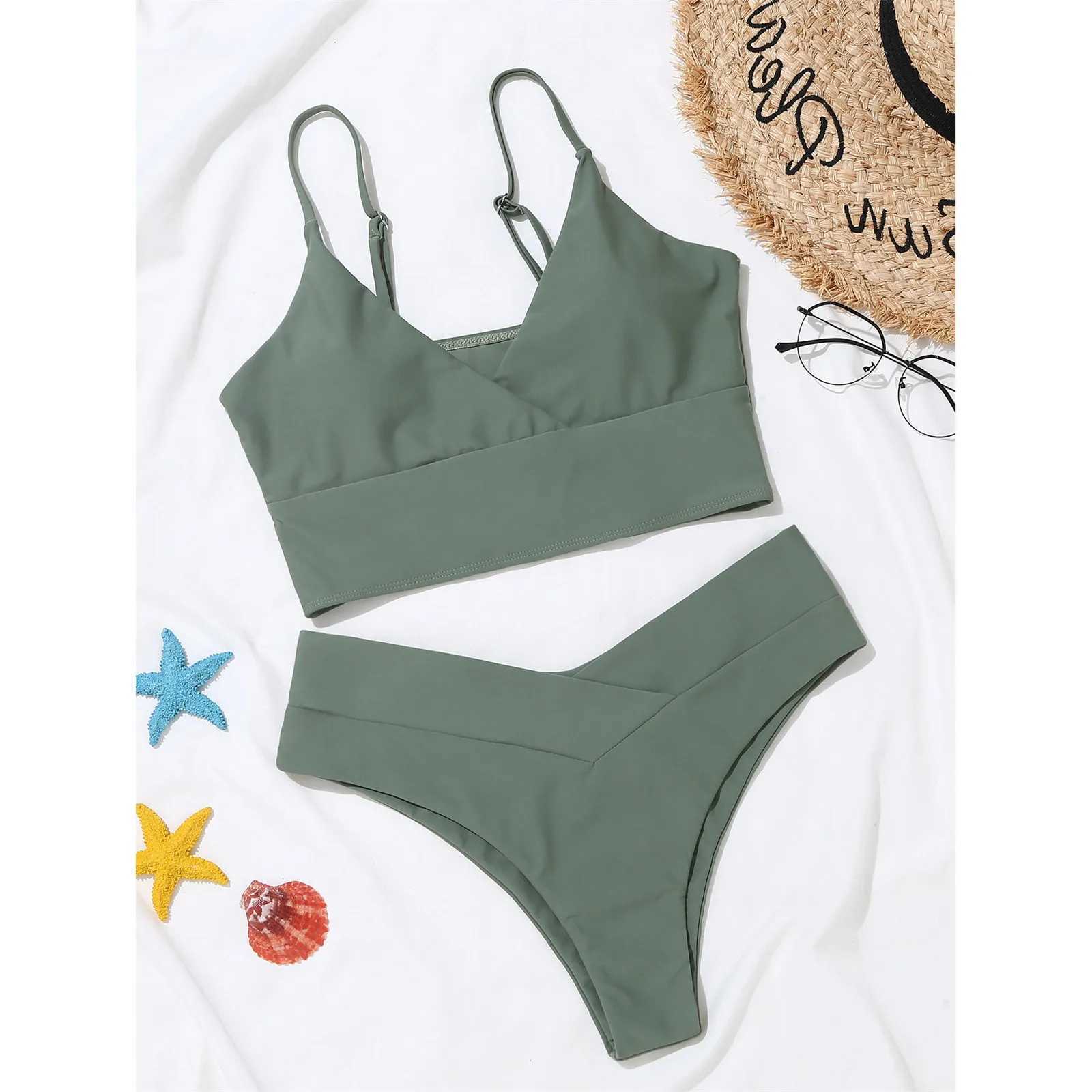 Womens apron Traf official store push up bra bikini set swimsuit Ropa De Mujer swimsuit beachwearW241225
