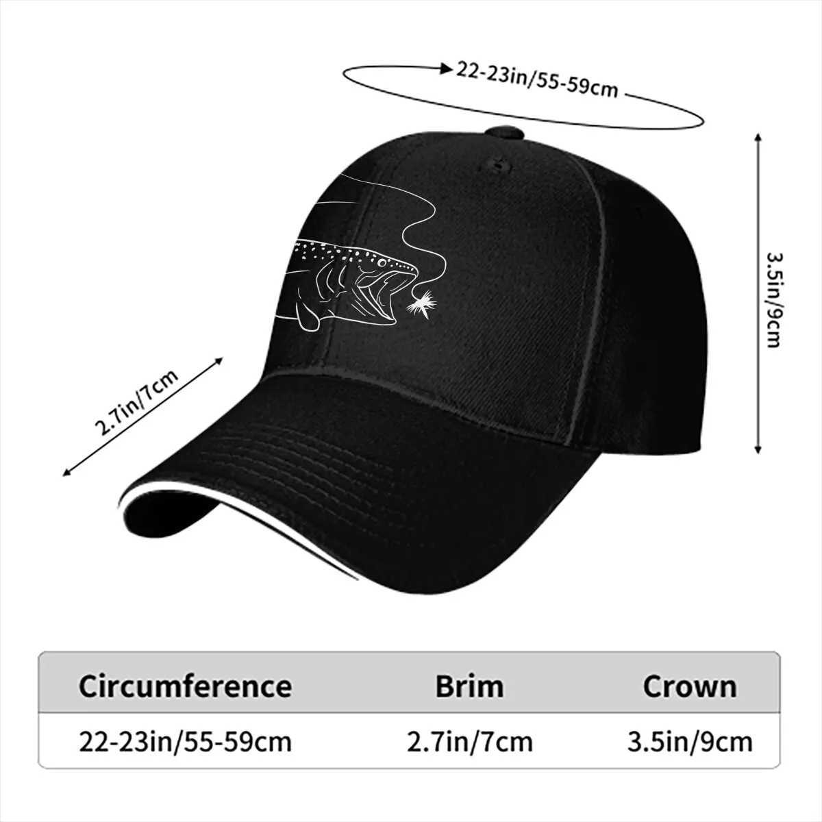 Fisher and Angler baseball caps Peaked hats flying fishing sun hats W241225