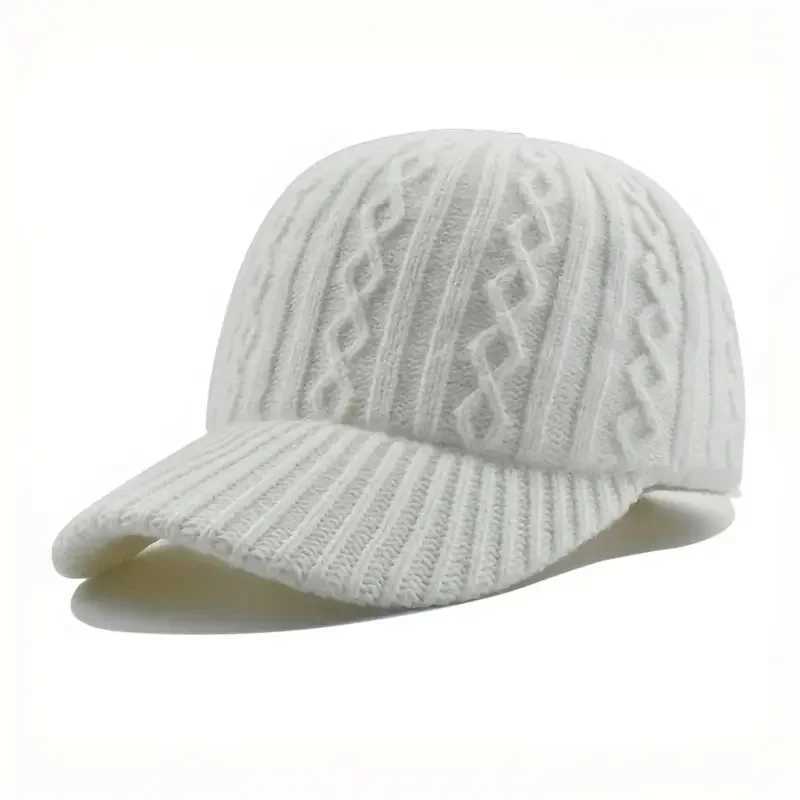 Fashion Knitted Mens and Womens Baseball Hats - Autumn/Winter Fashion Knitted Hats Versions and Warmth W241225