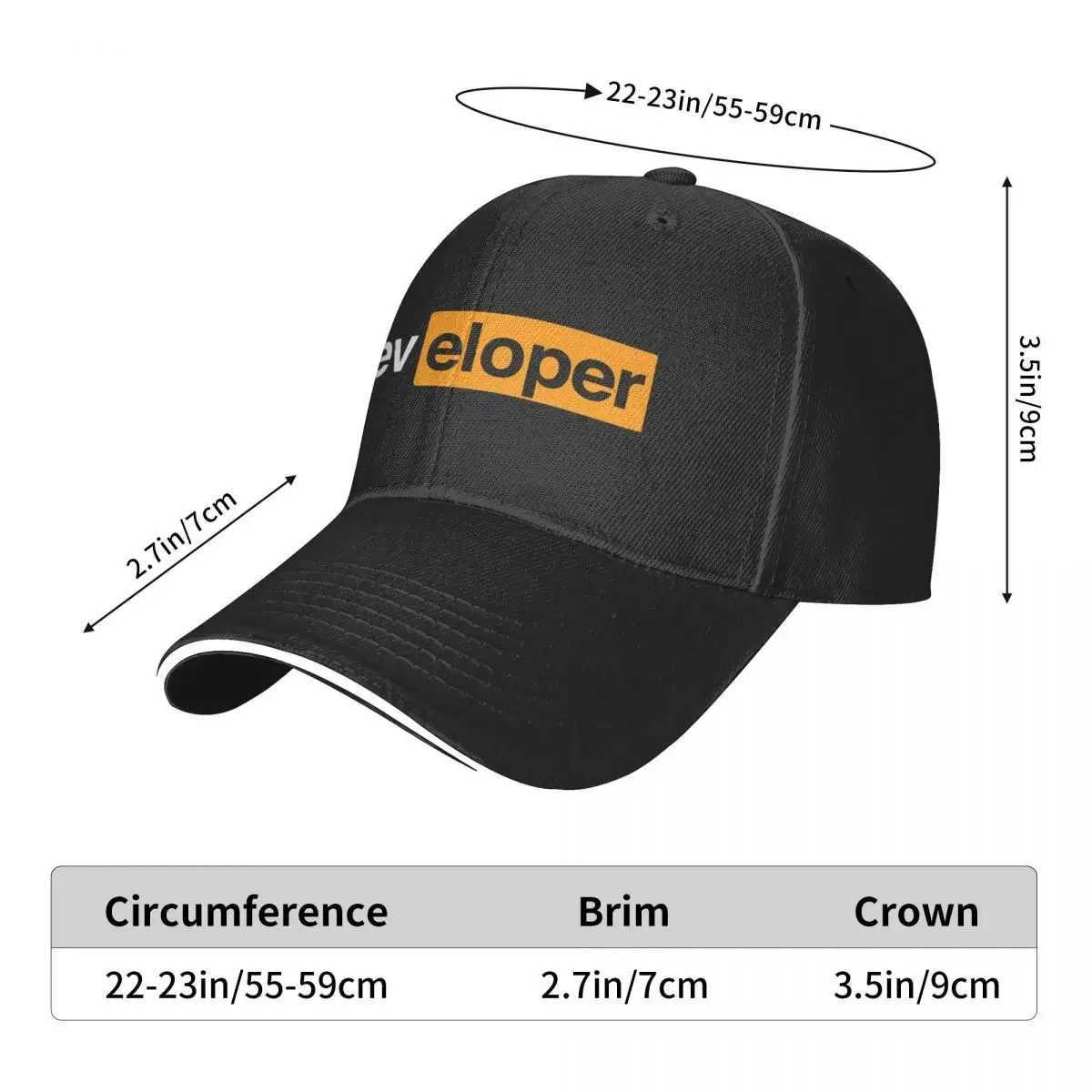 Developer Software Encoder IT Programmer Geek Sunprotection Hat Sun Visor Hip Hop Hat Cowboy Hat Peaked Hat W241225