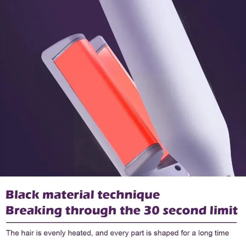 32mm Electric Hair Curler Egg Roll Hair Styling Appliances Fast Heating Automatic Hair Curler Corrugated Waves Curling Iron 241225