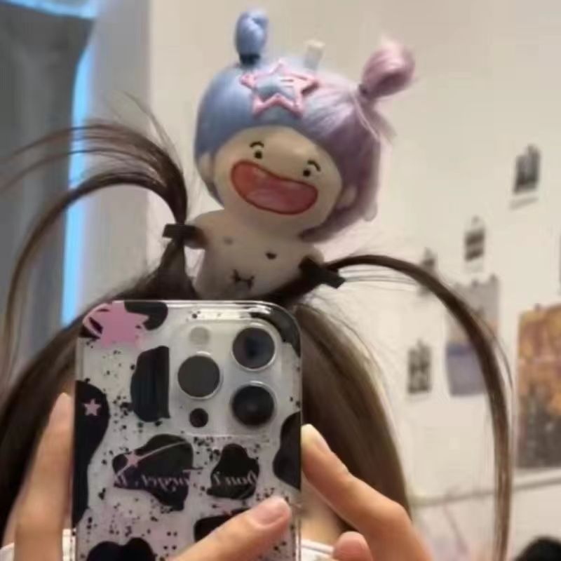 Cute Toothed Doll Cooking Mouse King Hair Hoop Funny Cartoon Constellation Doll New Internet Celebrity Face Wash Headband