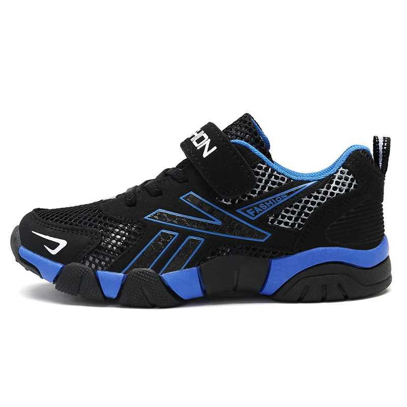 Athletic Outdoor 2022 Boys Sneakers Children Sports Shoes Casual Design Mesh Summer Running Tennis Children 7-12 Years Boys Shoes H241223