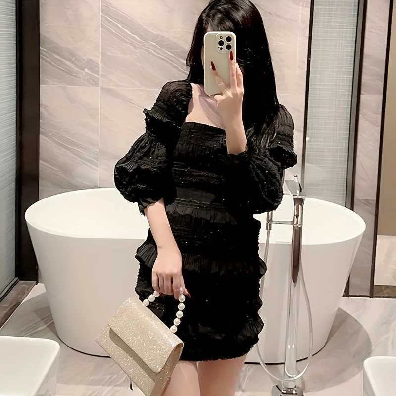 New Style Women Evening Handbag Rhine Purse Bag Square Pearl Handbag Female Shiny Flip Bridal Cluh Bag For WomenXJ250227
