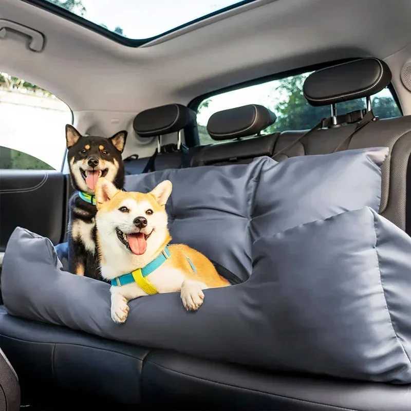 Others Dog Carrier Large dog carrier travel dog car seat folding hammock pet carrier bag Perro Autosteels dog transportation H250213