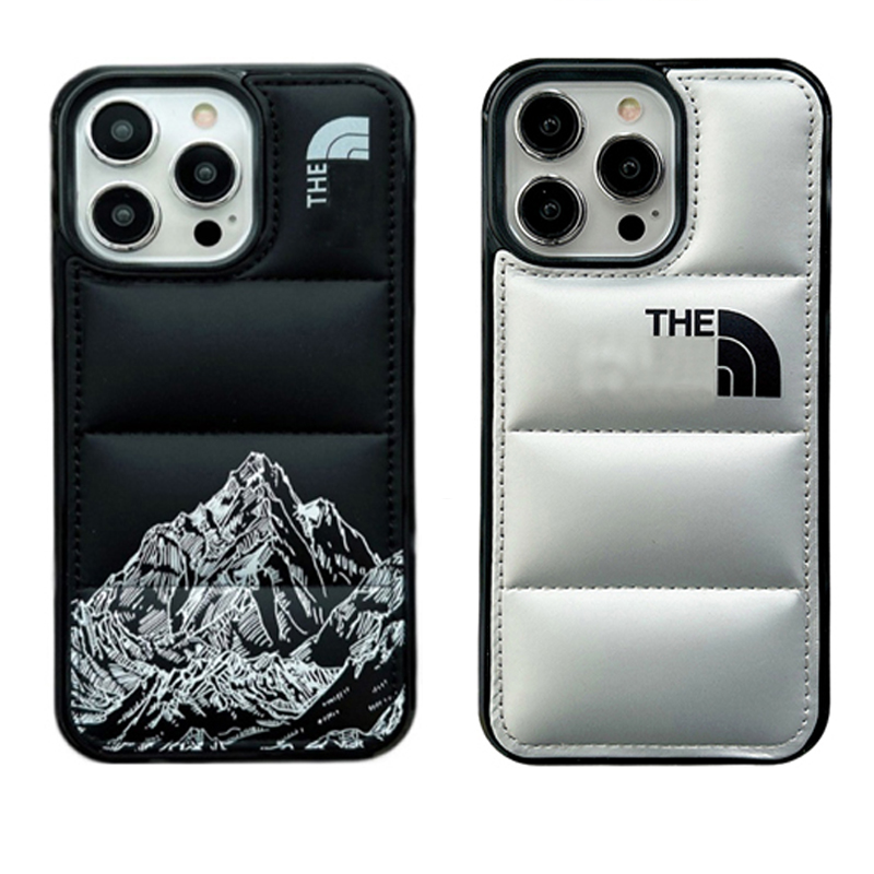 phone case For iPhone 16 Pro Max case 16 15 Plus 14 Pro 13 12 Luxurys Designer Fashion iphone case Stylish patterned down jacket phone case