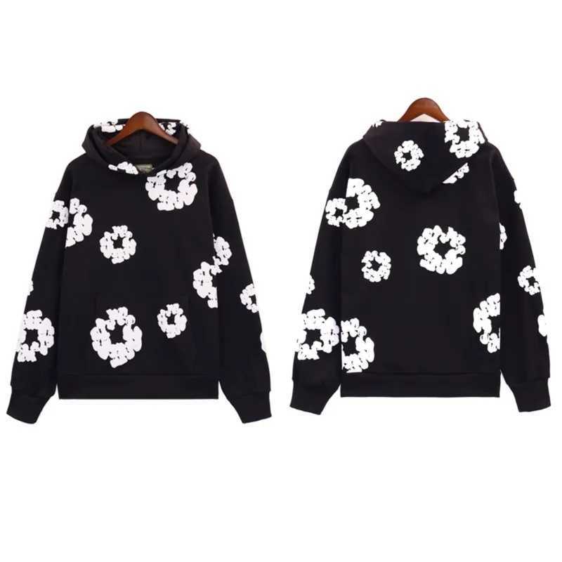 Mens Hoodies Sweatshirts Hip Hop Hoodie foam Printed Kapok Casual Hoodie Y2K 2024 Fashion Strt Pullover Mens Clothing Autumn and Winter Long Sleve Sttw Y241224W1M9