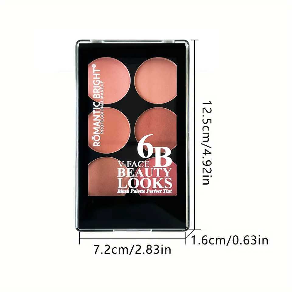 6 color b tray easy color natural three-dimensional makeupXJ241225