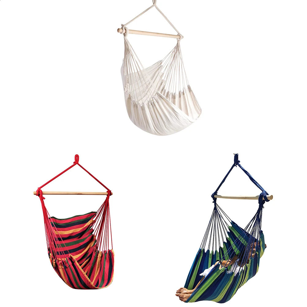 Portable Swinging Lazy Hanging Chair Outdoor Travel Hiking Camping Garden Pendant 241224