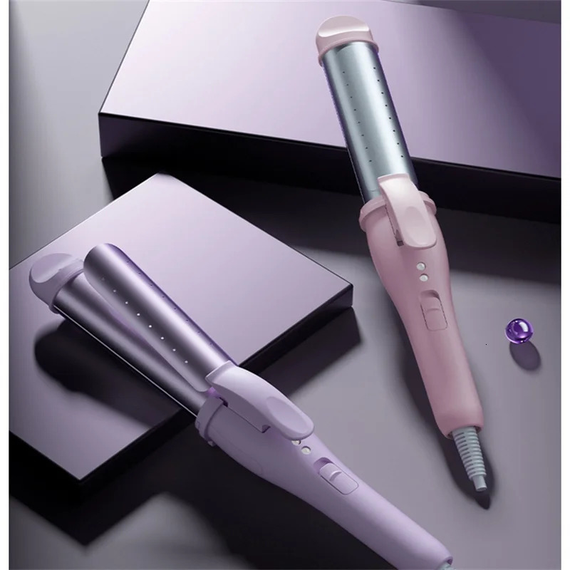 Professional 2 IN 1 Hair Curling Iron Hair Straightener 360° Rotation Anti-scalding Hair Curler Hair Styling Tools 241225