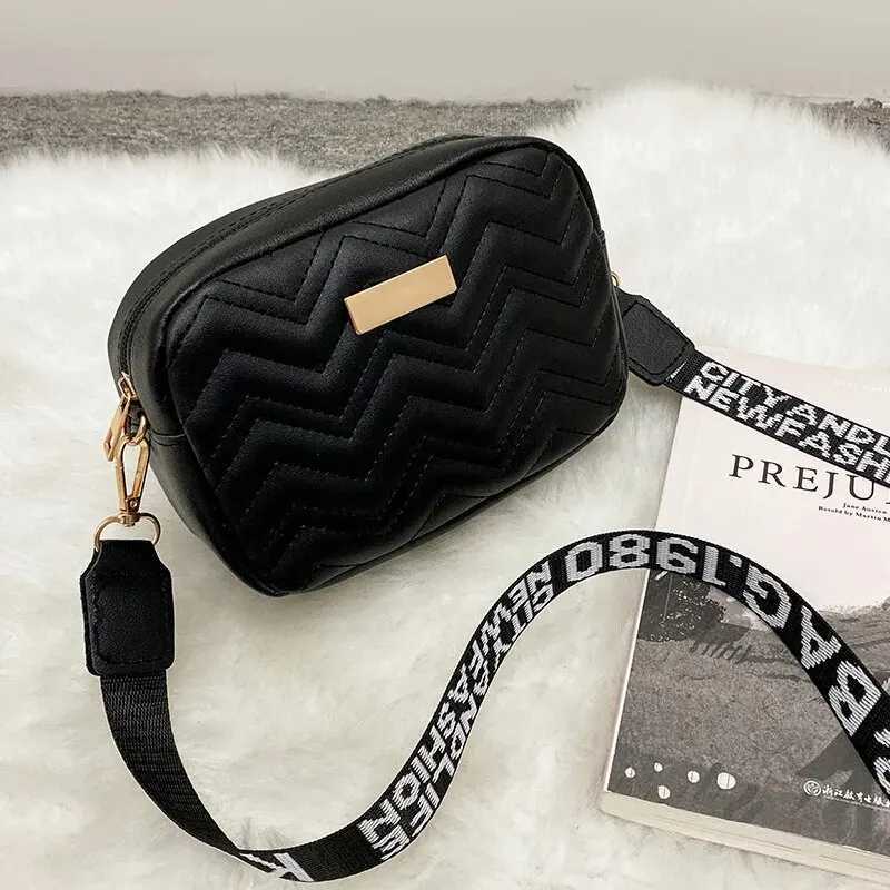 1PCS Fi Solid Color Crossbody Bags PU Women Mini Portable Waterproof Ladies Shoulder BagXJ241225