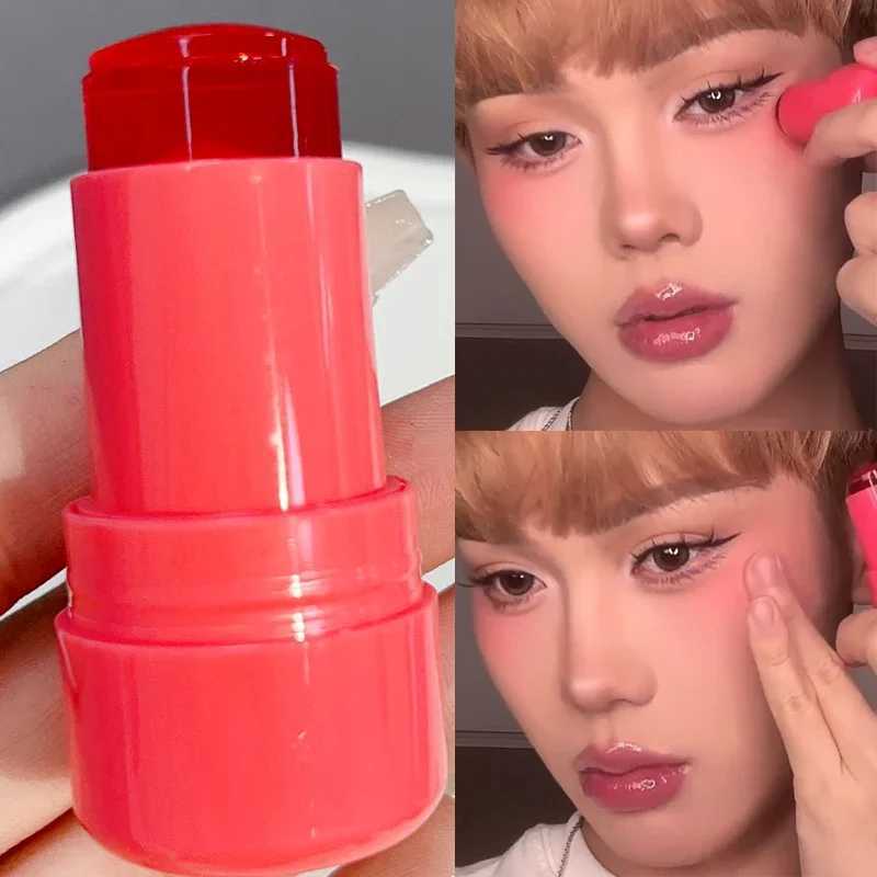 Water Jelly B Stick Moisturizing Translucent Gel Ber Lip Gloss Multi-Use Brighten Lips Cheek Contouring Rouge CosmeticsXJ241225
