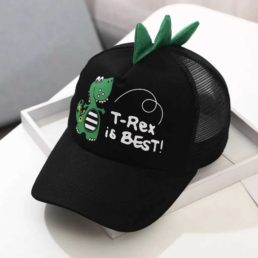 Adult Children Baby Cartoon Dinosaur Embroidery Letter Printing Hat Harajuku Fashion Boys and Girls Baseball Hat Pea Hat W241225