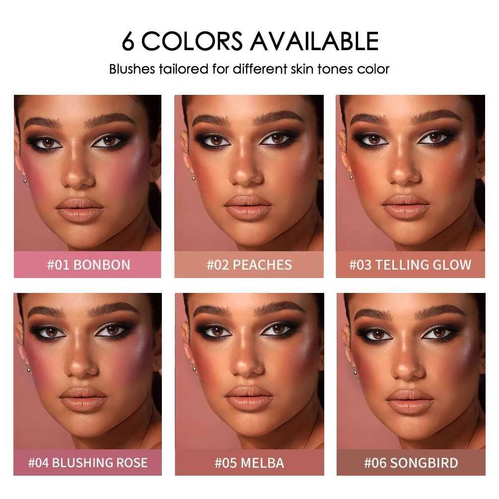 QIBEST Matte B Rouge Nude Makeup Palette Lasting Natural Brighten Skin Color Cosmetic Ber Powder Pigment Contour ForFaceXJ241225