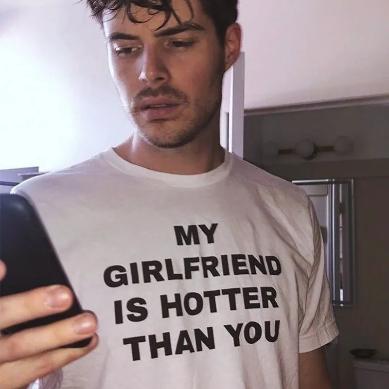 Men T-Shirt Letter Oversized Tops Cotton Summer Casual Hip Hop Short Sleeve Tee Vintage Korean Fashion Y2k Streetwear Clothing 241224