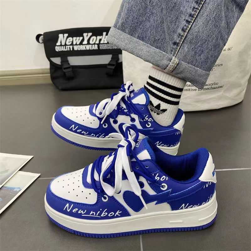 2025 hot free shipping designer shoes for mens womens red blue black Fashionable contrasting casual shoes