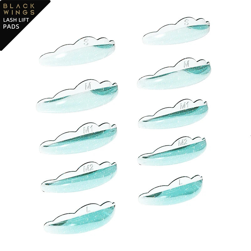 5 Pair of silicone mascara pad mascara wand shield lift 3D Eyelash curler accessory Applicator 250103