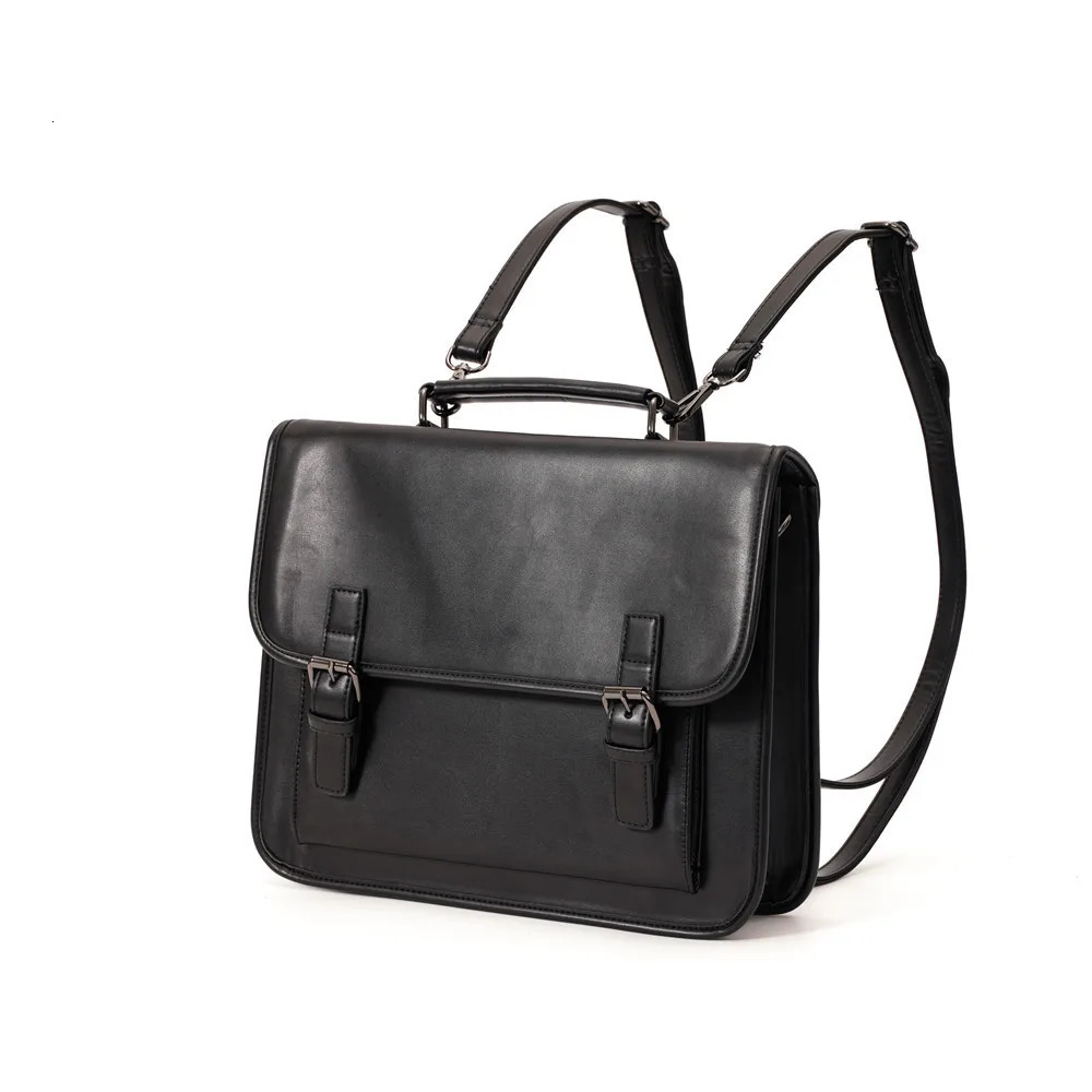 High Quality Vnitage Style Unisex Briefcases Backpacks HandBags Women Man Students School Laptop Shoulder Bags Bookbags 241225