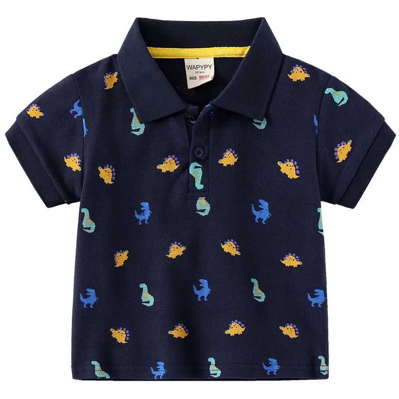Boys Summer Polo Shirts Short Sleeve Children Top Wear Kids ClothesXJ241225