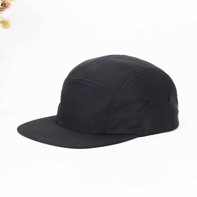 5-panel snap cap mens flat top skateboard cap womens large-sized baseball cap 55-60cm 60-62cm W241225
