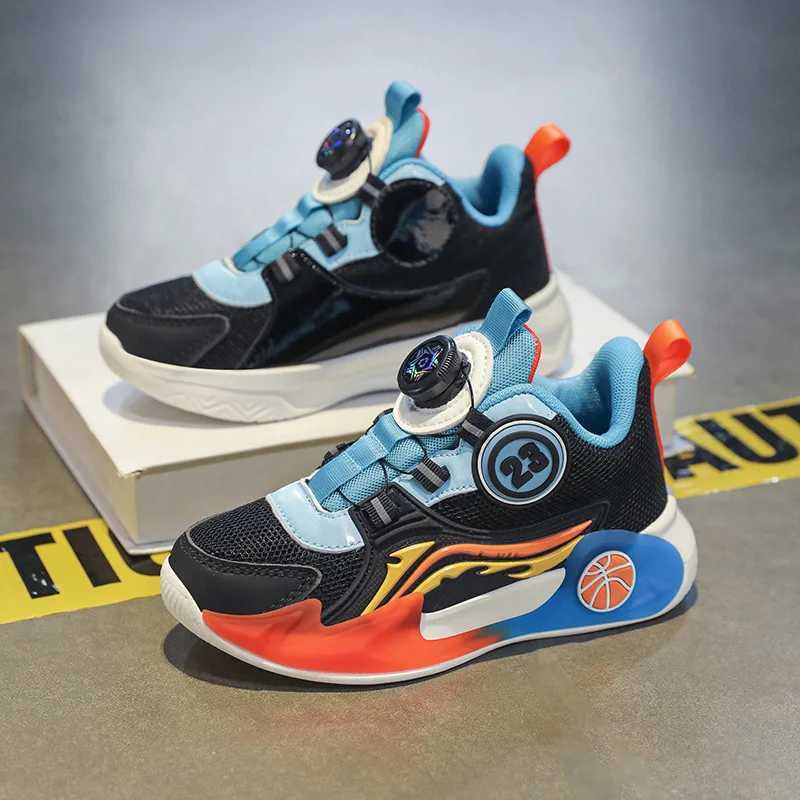 Athletic Outdoor Bchildren Shoes Boys Sneaker Breathable Non-slip School Basketball Kids Sneaker Comfortable Sports Tennis Shoes for Boy H241223