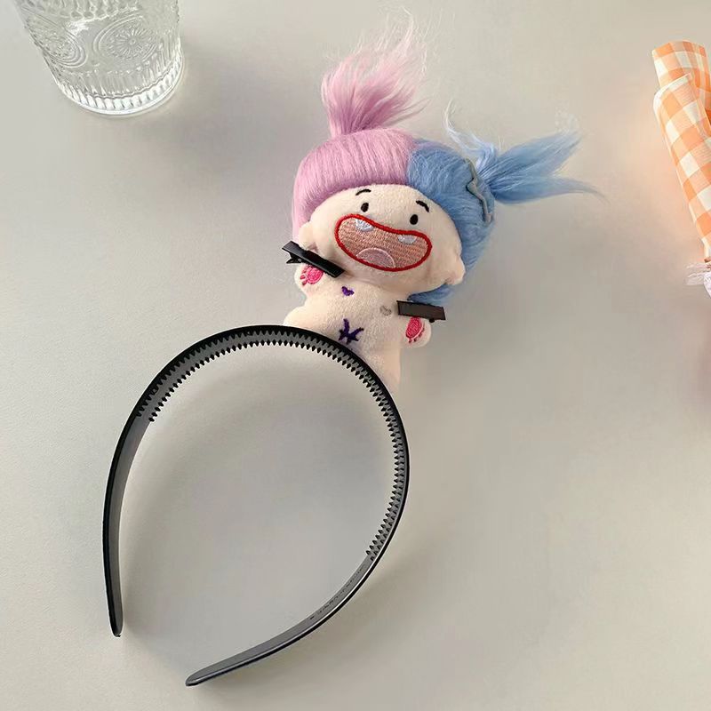 Cute Toothed Doll Cooking Mouse King Hair Hoop Funny Cartoon Constellation Doll New Internet Celebrity Face Wash Headband