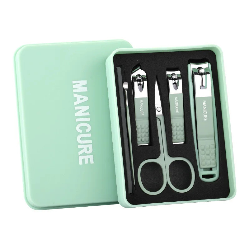 Pink Nail Clipper Set HighGrade Household 4/5/6 pcs Nail Clippers Men Women Universal Pedicure Tools Portable Nail Tools Gift 241225