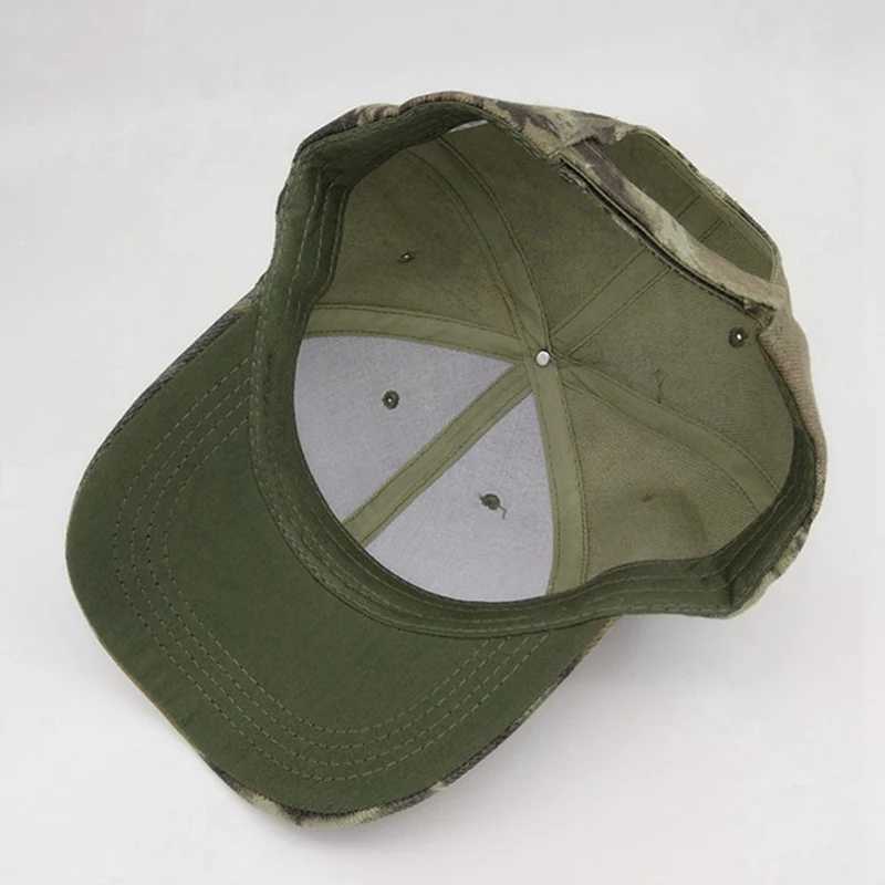5 colors of biomimetic camouflage hunting and fishing hat jungle camouflage photography hat summer sunset baseball hat adjustable size W241225