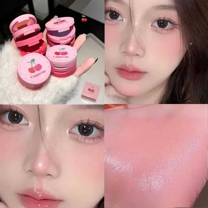 Cherry Red Cream B 3 in 1 Matte B Waterproof Lasting Cheek Color Rouge Watermelon Pink Blue Purple Bes Beauty MakeupXJ241225