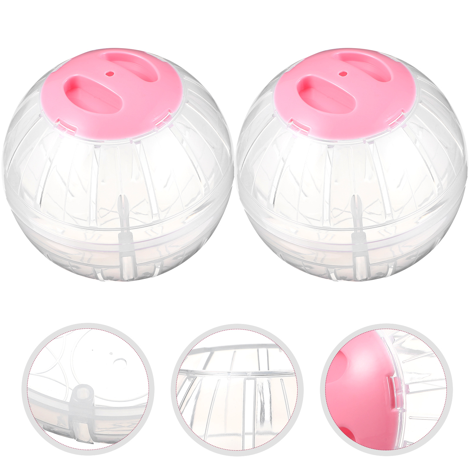 2 Pcs Guinea Pig Cage Hamster Sports Ball Toy Running Cages Dwarf Baby Toys for Babies