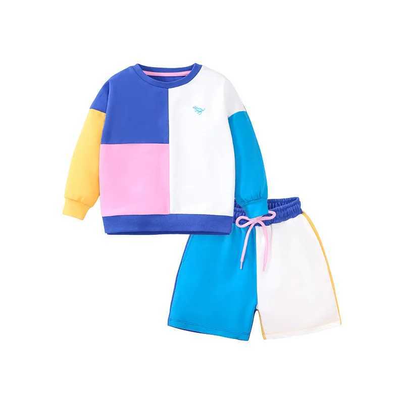 Clothing Sets Autumn Winter Baby Girl Clothes Set Kid Boy Fashion Sweatshirts Pullover shorts Bottom 2pcs Suit Children Long Sleeve TracksuitY241225IG