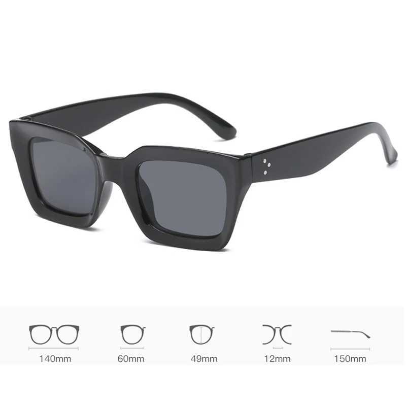 DYTYMJ Square Sunes Wen 2022 High Quality Eye/Mens Brand Designer Sun es Wen Retro Gafas De Sol Mujer X241225
